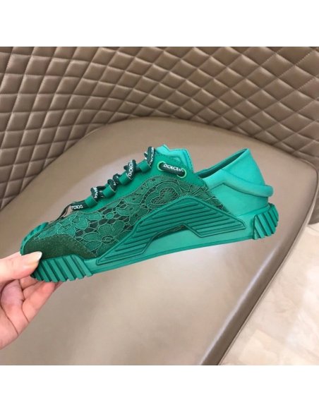 Cheap Reps Dolce Gabbana Womens NS1 Slip-on Sneakers Green