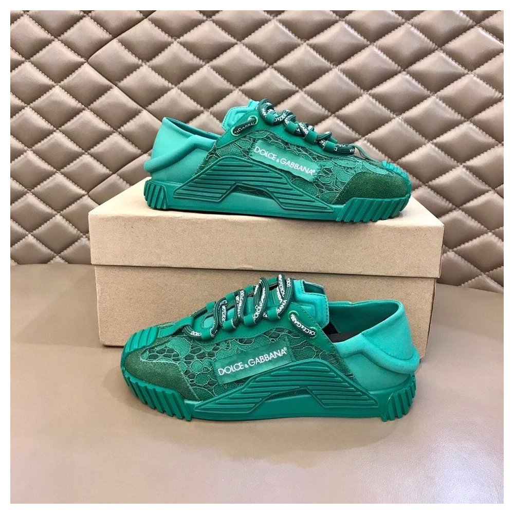 Cheap Reps Dolce Gabbana Womens NS1 Slip-on Sneakers Green