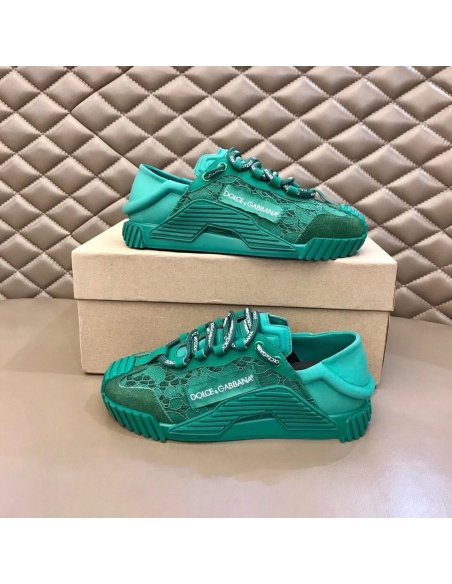 Cheap Reps Dolce Gabbana Womens NS1 Slip-on Sneakers Green