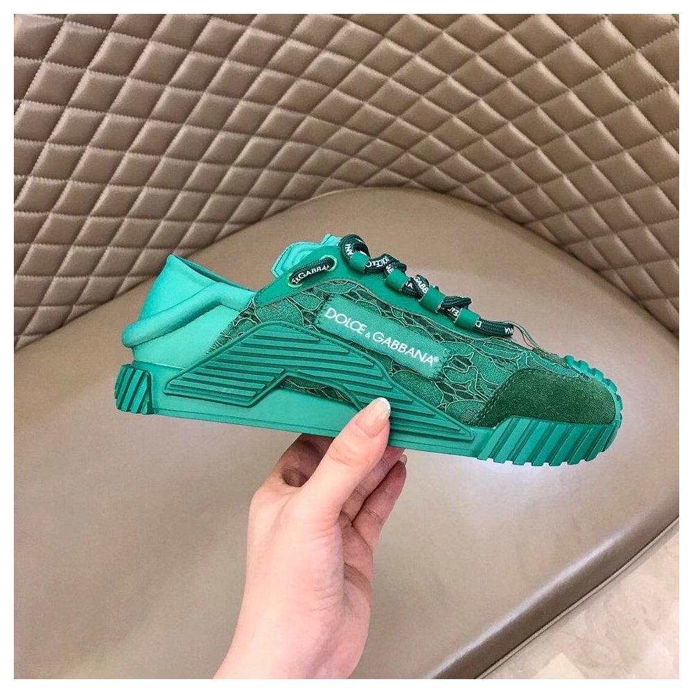 Cheap Reps Dolce Gabbana Womens NS1 Slip-on Sneakers Green