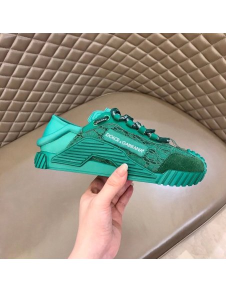 Cheap Reps Dolce Gabbana Womens NS1 Slip-on Sneakers Green