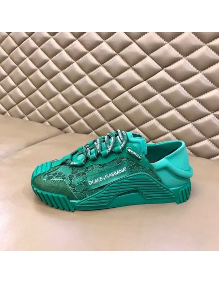Cheap Reps Dolce Gabbana Womens NS1 Slip-on Sneakers Green
