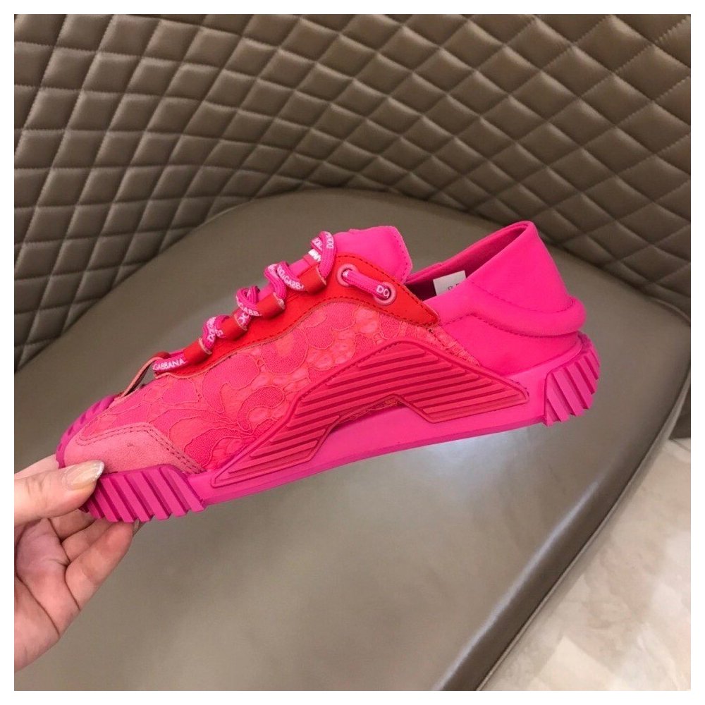 Cheap Reps Dolce Gabbana Womens NS1 Slip-on Sneakers Fuchsia