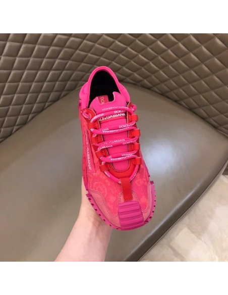 Cheap Reps Dolce Gabbana Womens NS1 Slip-on Sneakers Fuchsia