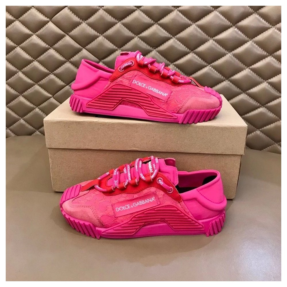 Cheap Reps Dolce Gabbana Womens NS1 Slip-on Sneakers Fuchsia