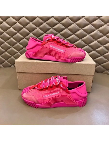 Cheap Reps Dolce Gabbana Womens NS1 Slip-on Sneakers Fuchsia