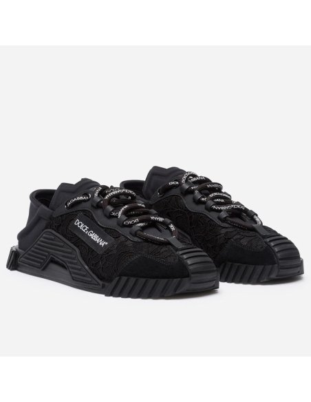 Cheap Reps Dolce Gabbana Womens NS1 Slip-on Sneakers Black