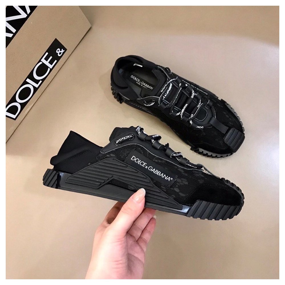 Cheap Reps Dolce Gabbana Womens NS1 Slip-on Sneakers Black