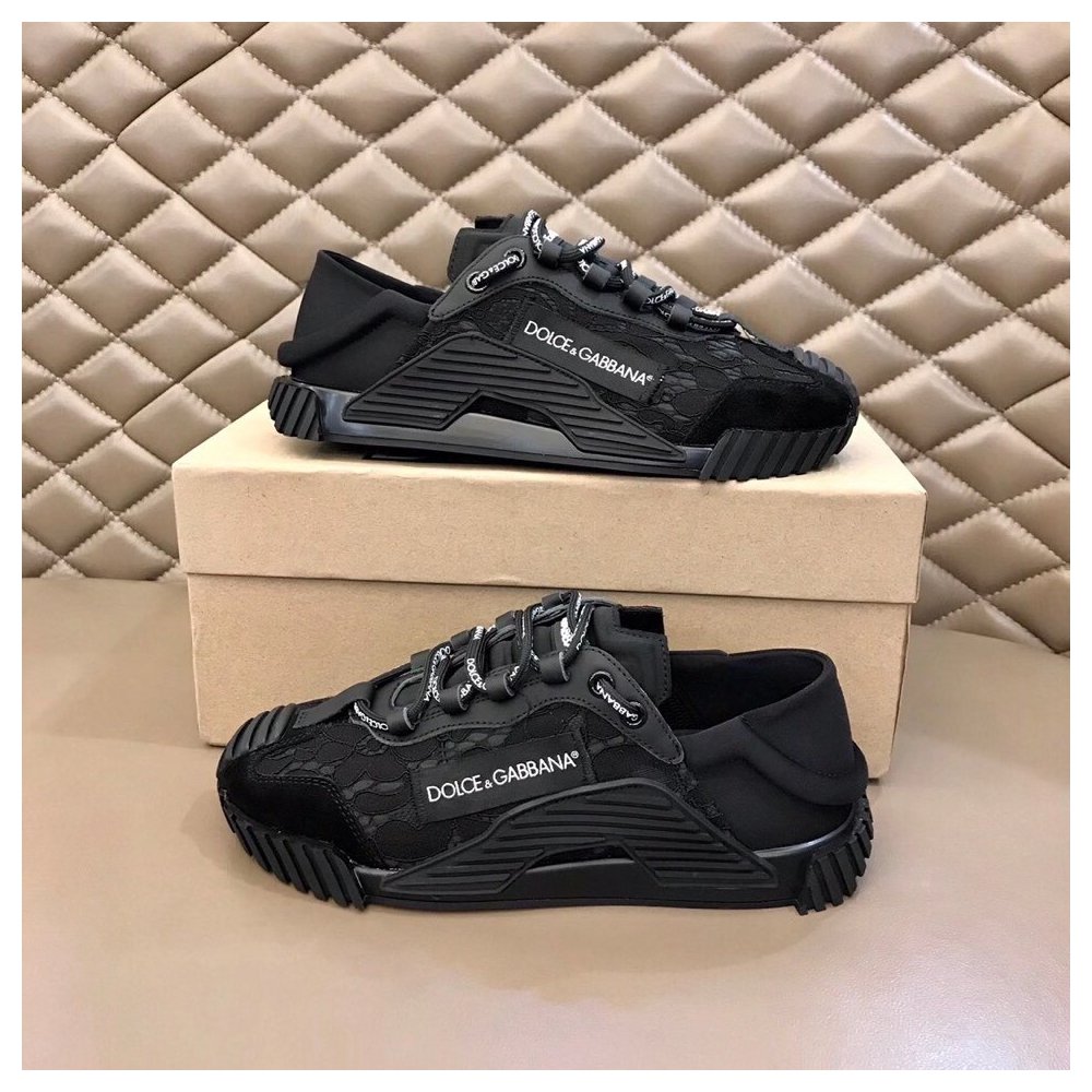 Cheap Reps Dolce Gabbana Womens NS1 Slip-on Sneakers Black