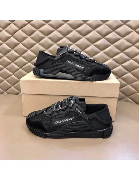 Cheap Reps Dolce Gabbana Womens NS1 Slip-on Sneakers Black