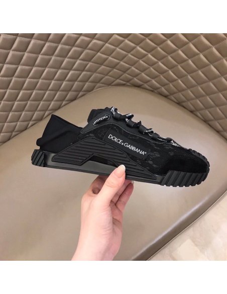 Cheap Reps Dolce Gabbana Womens NS1 Slip-on Sneakers Black