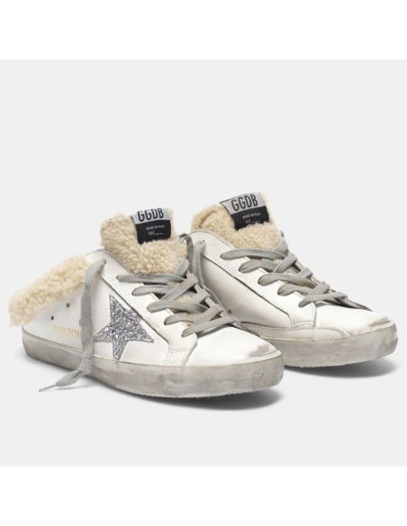 Cheap Reps Golden Goose Super-Star Sabots With Shearling-lined