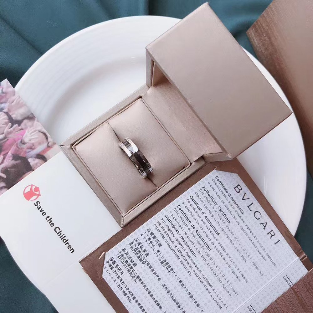 Bvlgari Save the Children one-band sterling silver ring,Bvlgari Jewelry