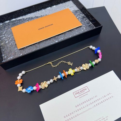 Louis Vuitton Surfin Flower Necklaces M01863,Louis Vuitton Jewelry
