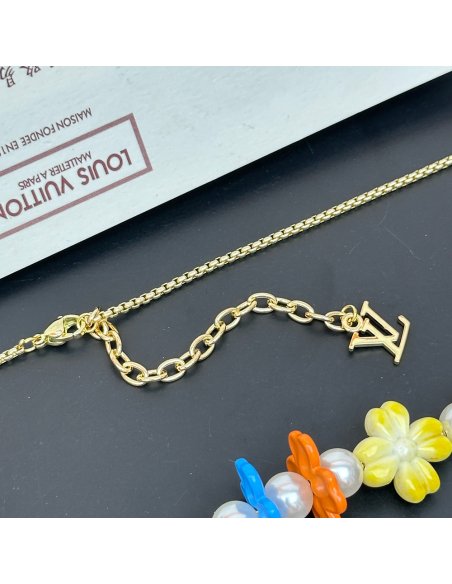 Louis Vuitton Surfin Flower Necklaces M01863,Louis Vuitton Jewelry