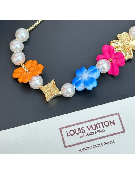 Louis Vuitton Surfin Flower Necklaces M01863,Louis Vuitton Jewelry