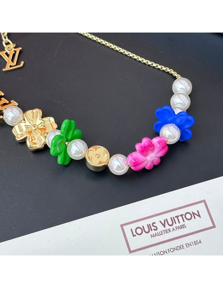 Louis Vuitton Surfin Flower Necklaces M01863,Louis Vuitton Jewelry