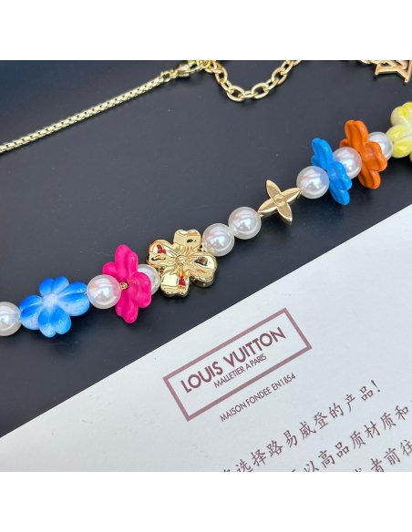 Louis Vuitton Surfin Flower Necklaces M01863,Louis Vuitton Jewelry