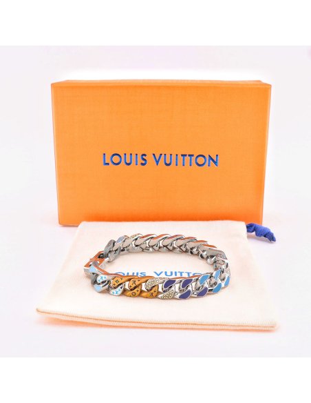 Louis Vuitton Chain Links Patches Bracelet,Louis Vuitton Jewelry