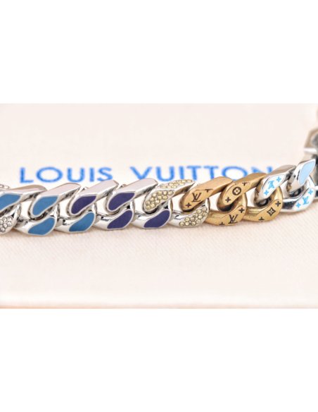 Louis Vuitton Chain Links Patches Bracelet,Louis Vuitton Jewelry