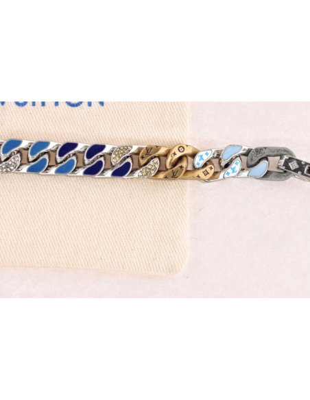 Louis Vuitton Chain Links Patches Bracelet,Louis Vuitton Jewelry
