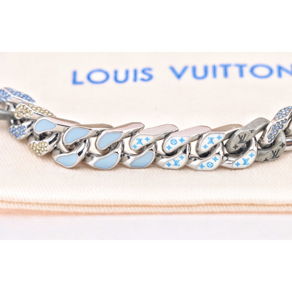 Louis Vuitton Chain Links Patches Bracelet,Louis Vuitton Jewelry