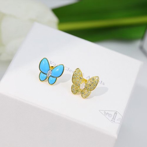 Van Cleef &amp; Arpels Two Butterfly earrings RP7US00,Van Cleef &amp; Arpels Jewelry