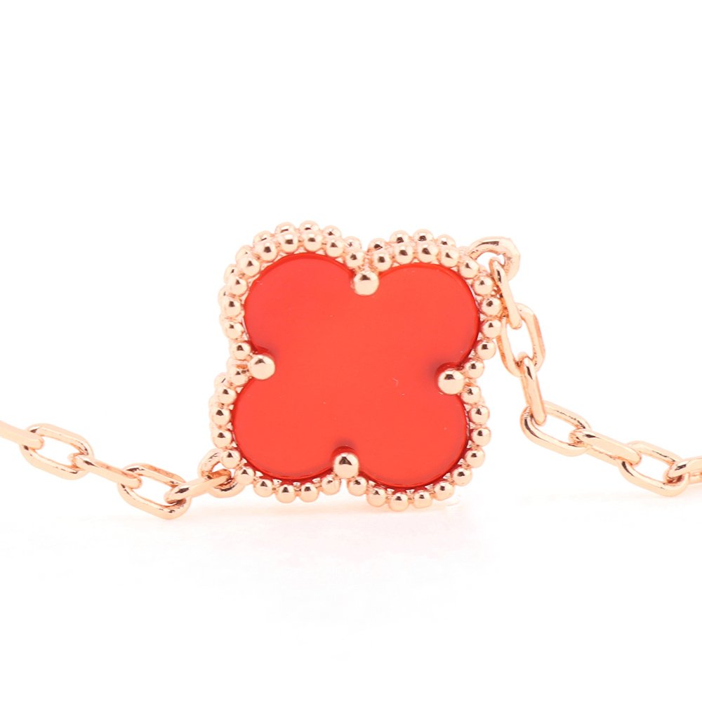 Van Cleef &amp; Arpels Rose Gold Carnelian Bracelet,Van Cleef &amp; Arpels Jewelry