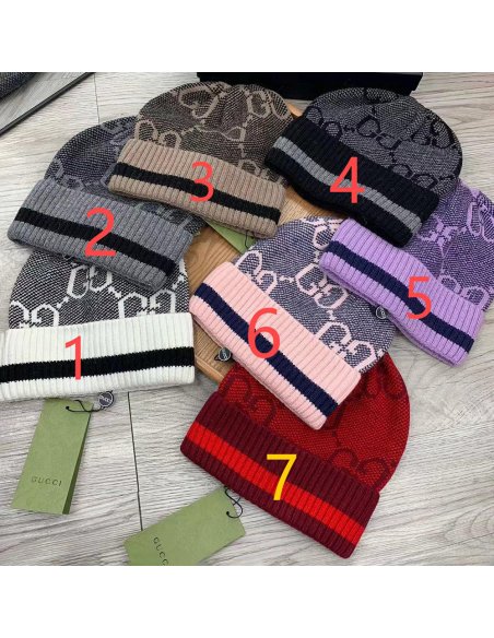 Gucci cashmere knitted Hats 00579I,Gucci Hats