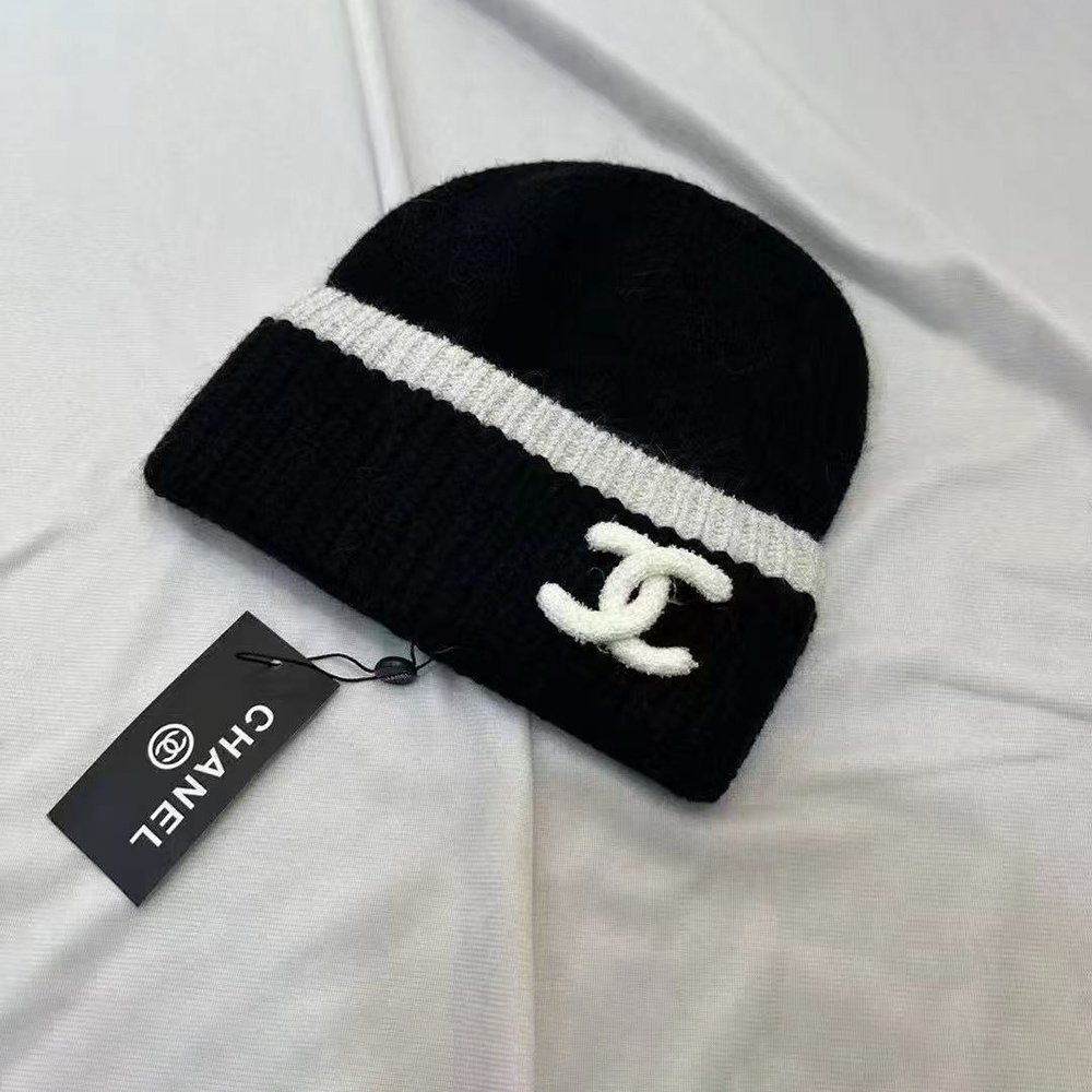 Chanel Cashmere Black Hats 132250,Chanel Hats
