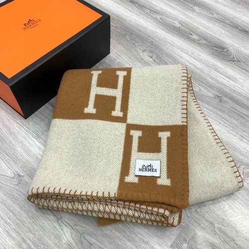 Hermes blanket H102668M 135*170cm,HERMES SCARFS
