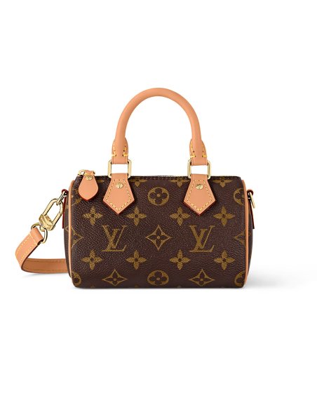 Louis Vuitton Nano Speedy Bags M81085 16X10X7.6cm,Louis Vuitton Bags
