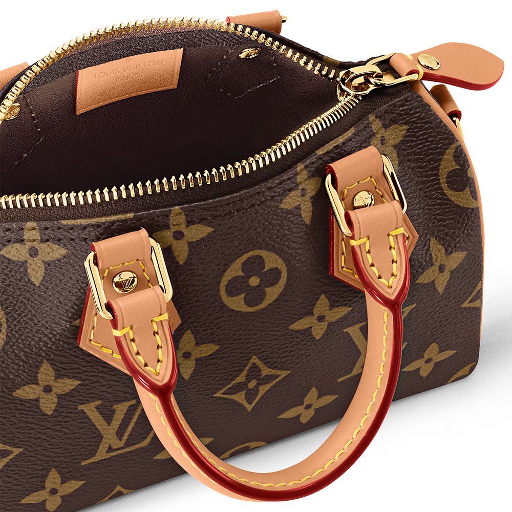 Louis Vuitton Nano Speedy Bags M81085 16X10X7.6cm,Louis Vuitton Bags