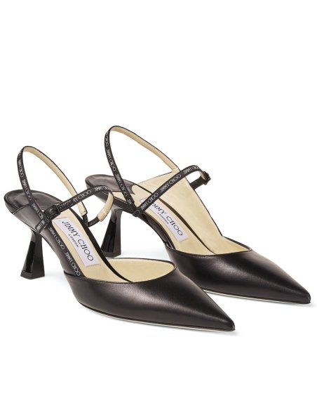 Cheap Reps Jimmy Choo Ray 65mm Slingback Pumps In Black Leather