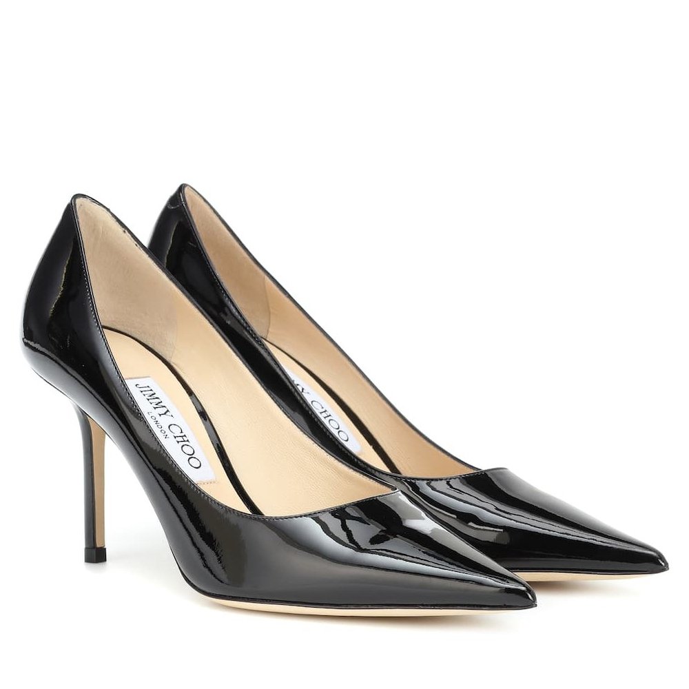 Cheap Reps Jimmy Choo Love 85mm Pumps In Black Patent Leather