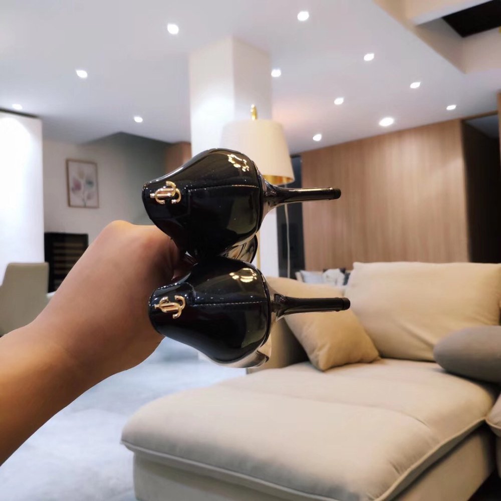 Cheap Reps Jimmy Choo Love 85mm Pumps In Black Patent Leather