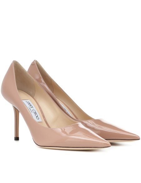 Cheap Reps Jimmy Choo Love 85mm Pumps In Poudre Patent Leather