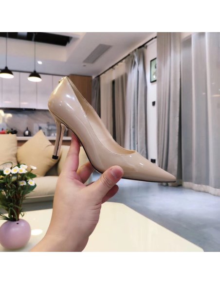 Cheap Reps Jimmy Choo Love 85mm Pumps In Poudre Patent Leather