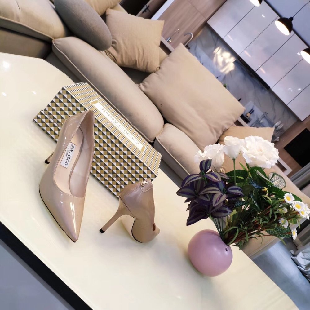 Cheap Reps Jimmy Choo Love 85mm Pumps In Poudre Patent Leather