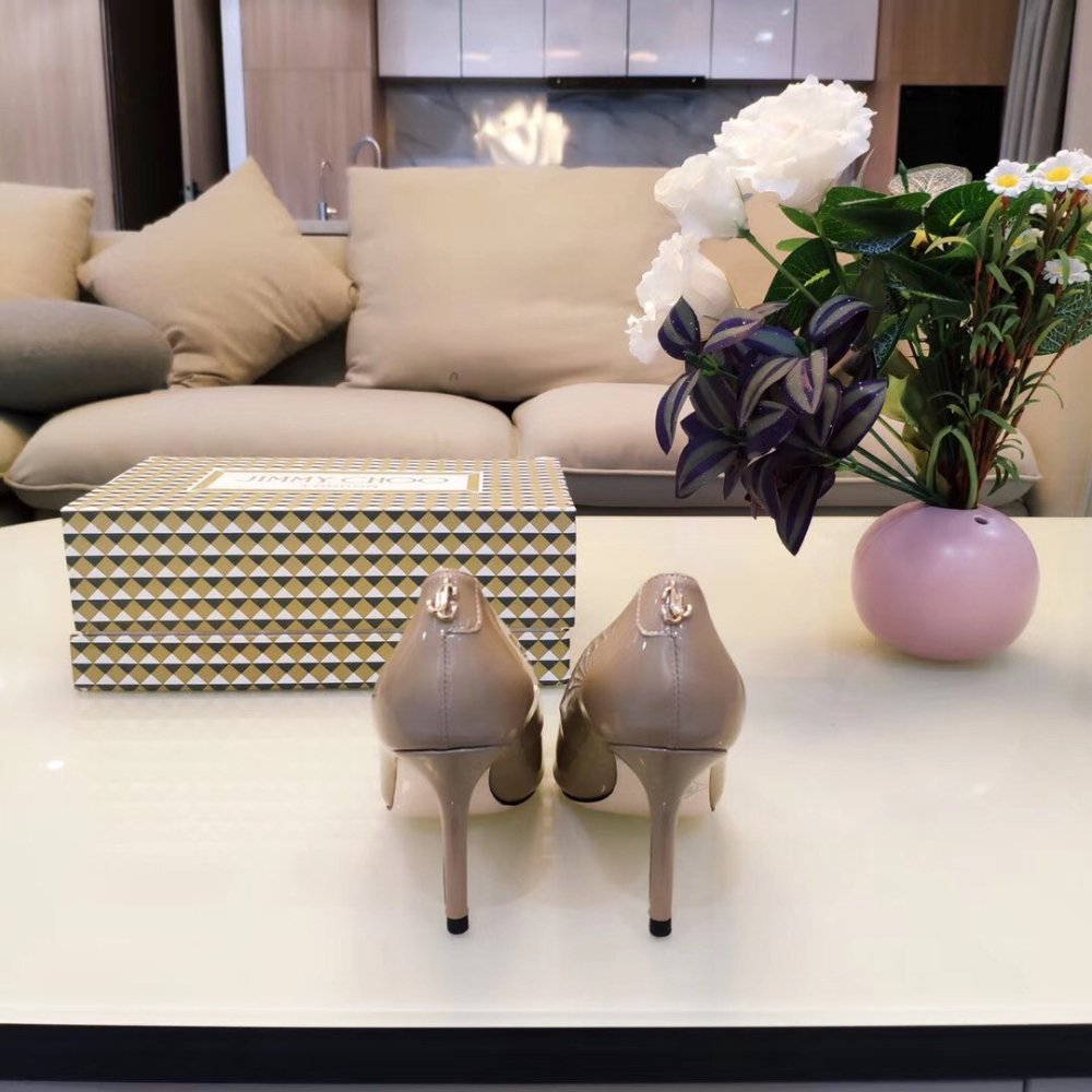 Cheap Reps Jimmy Choo Love 85mm Pumps In Poudre Patent Leather