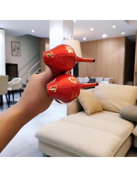 Cheap Reps Jimmy Choo Love 85mm Pumps In Red Patent Leather