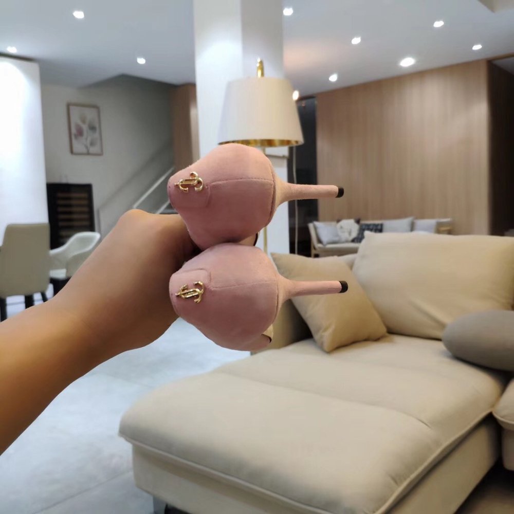 Cheap Reps Jimmy Choo Love 85mm Pumps In Pink Suede Leather