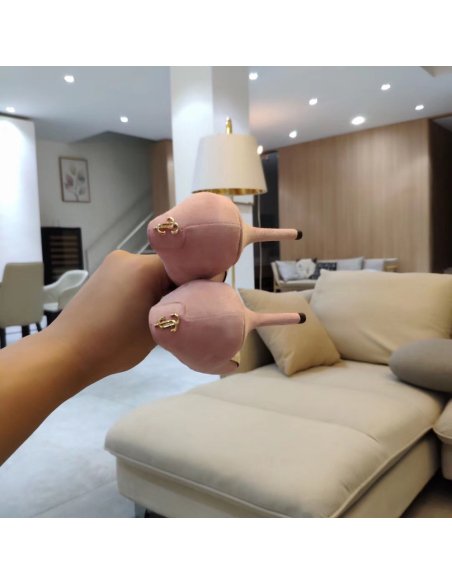 Cheap Reps Jimmy Choo Love 85mm Pumps In Pink Suede Leather