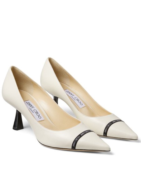 Cheap Reps Jimmy Choo Rene 65mm Pumps In White Lambskin