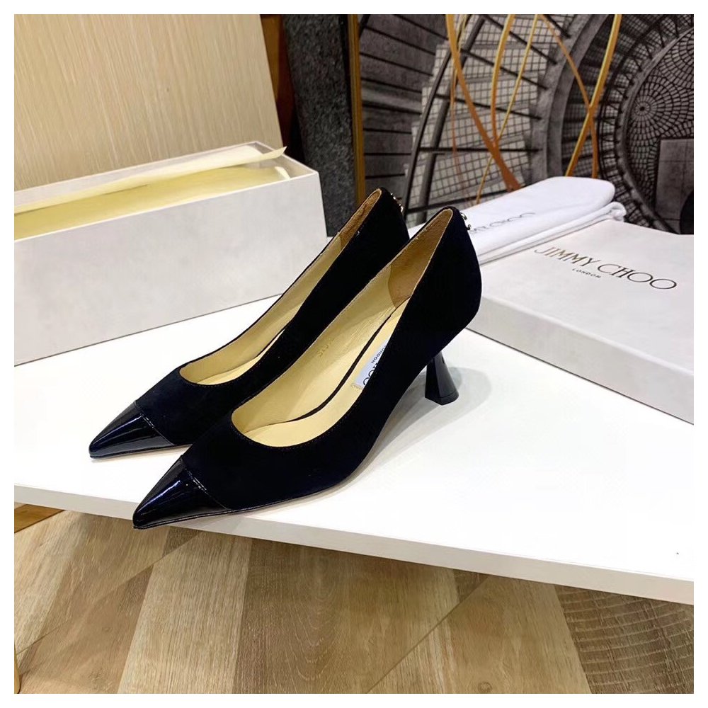 Cheap Reps Jimmy Choo Rene 65mm Pumps In Black Suede