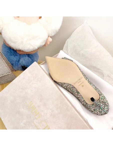 Cheap Reps Jimmy Choo Saresa 85mm Pumps In Glitter