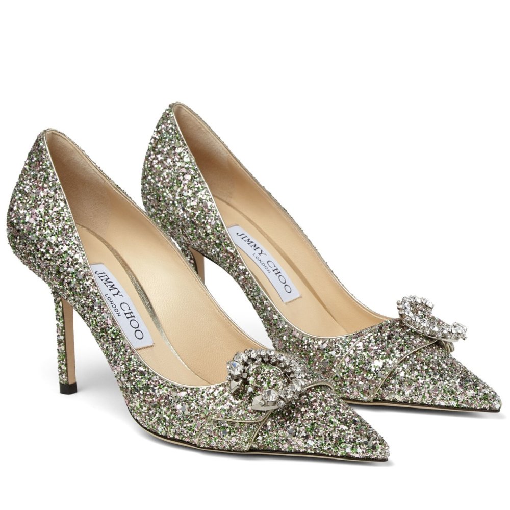 Cheap Reps Jimmy Choo Saresa 85mm Pumps In Glitter