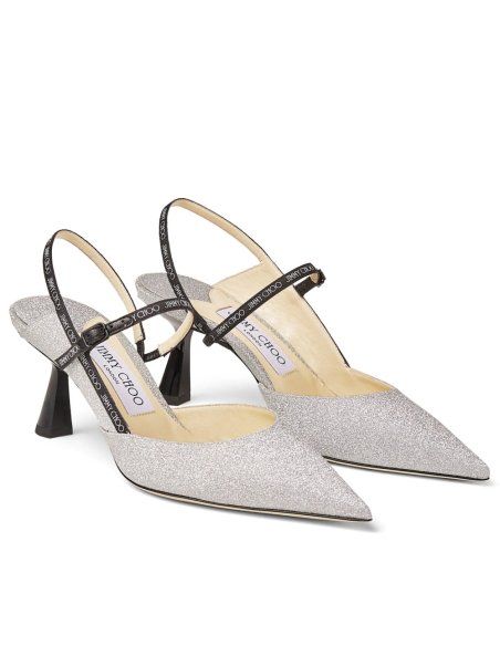 Cheap Reps Jimmy Choo Ray 65mm Slingback Pumps In Glitter