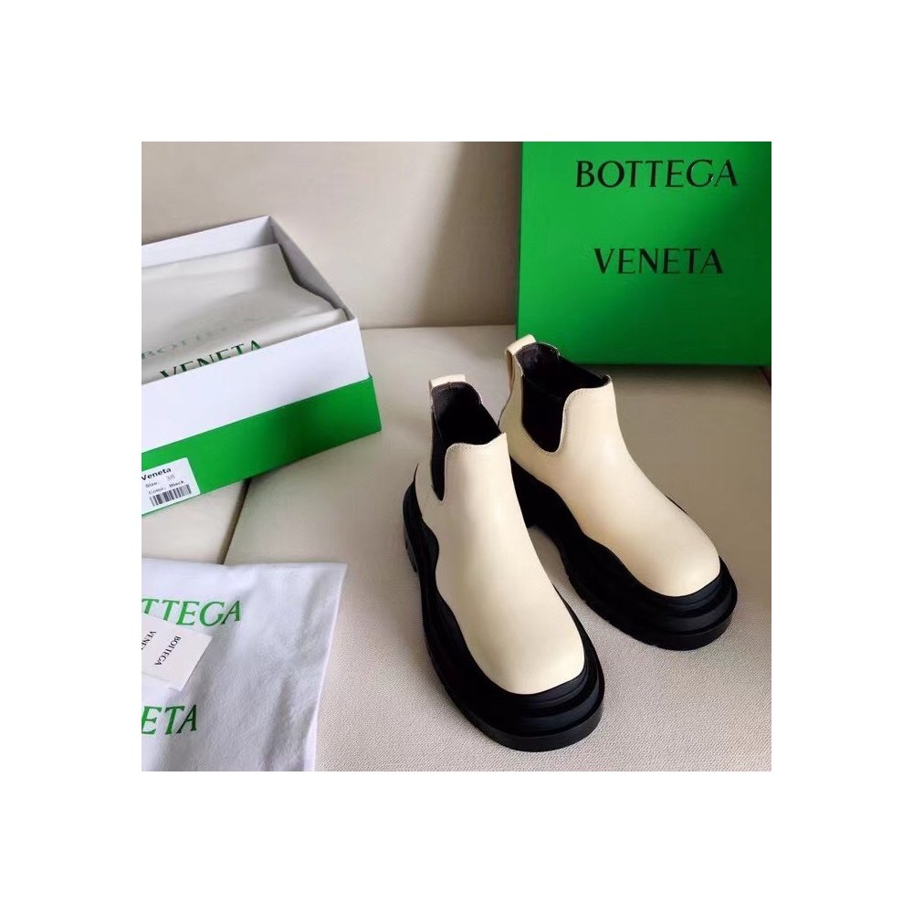 Cheap Reps Bottega Veneta BV Tire Ankle Boots with Black Outsole