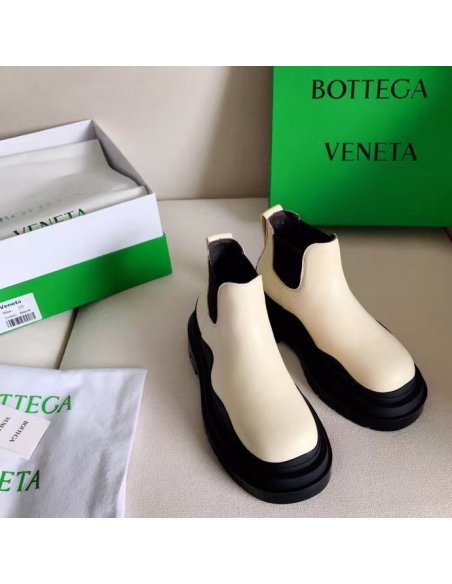 Cheap Reps Bottega Veneta BV Tire Ankle Boots with Black Outsole